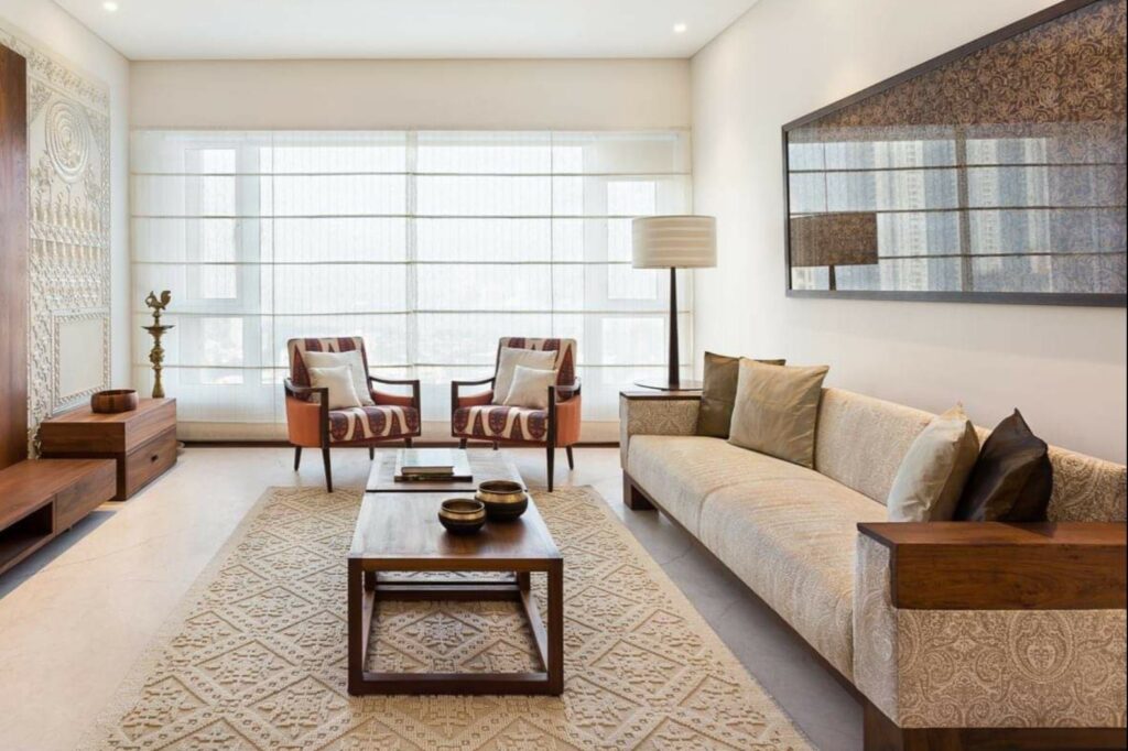space saving livingroom design pune Interior Design Firm in Pune
