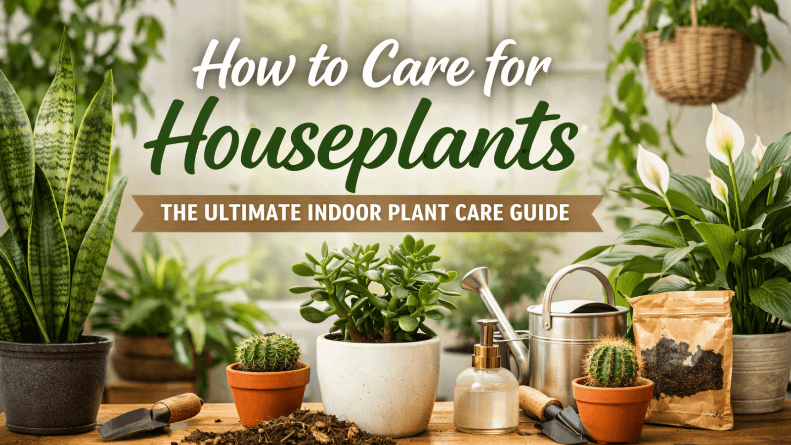 How to Care for Houseplants: The Ultimate Indoor Plant Guide